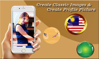 Malaysia Flag Photo Editor Affiche