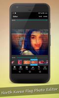 North Korea Flag Photo Editor capture d'écran 1