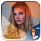 Serbia Flag Photo Editor icon