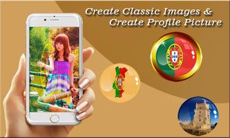 Portugal Flag Photo Editor โปสเตอร์