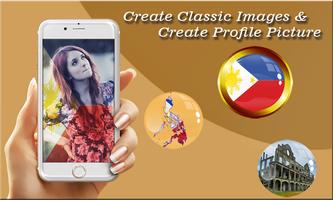 Philippines Flag Photo Editor Poster