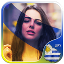 Uruguay Flag Photo Editor aplikacja