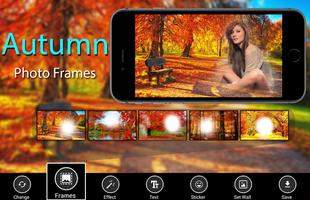 Autumn Photo Frames ポスター