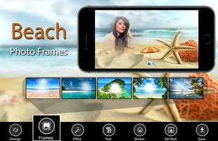 Beach Photo Frames Cartaz