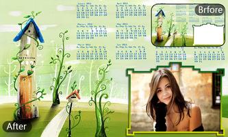 برنامه‌نما Calendar HD Photo Frames عکس از صفحه