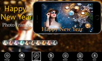 Happy New Year Photo Frames poster