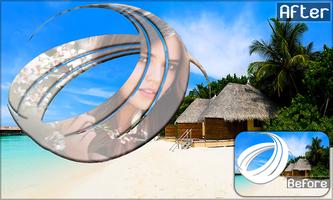 برنامه‌نما Beach 3D Pic Frames عکس از صفحه