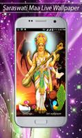 Saraswati Maa Live Wallpaper الملصق