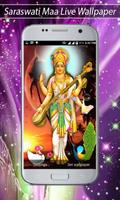 Saraswati Maa Live Wallpaper Affiche