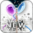 Happy New Year Zip Screen Lock APK