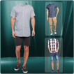 Men Short Shirt Photo Suit - man casual shirt