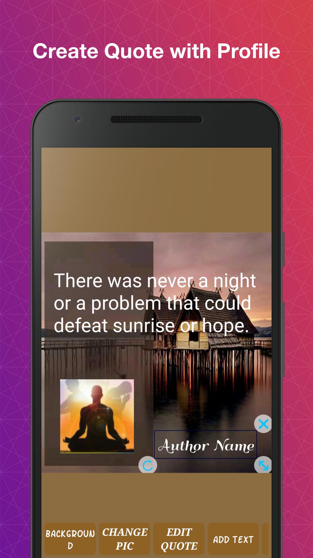 Quotes Maker Create With Profile Pic For Android Apk Download