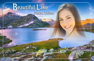 Beautiful Lake Photo Editor - nature beautiful pic Poster