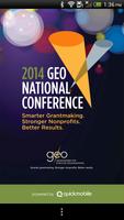 GEO 2014 National Conference poster