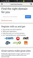 Domain Search and Web Hosting تصوير الشاشة 1