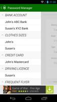Password Manager اسکرین شاٹ 3
