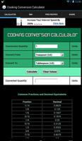 Cooking Conversion Calculator screenshot 1