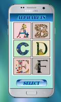 Quilling Alphabets Wallpapers – Alphabets Designs पोस्टर