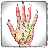 Palmistry palm hand line