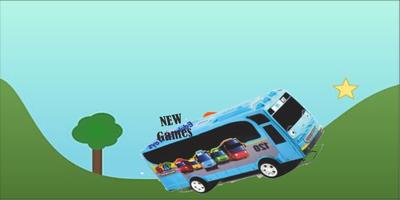 The Small Toya Simulator of the Hill Climb Bus Affiche