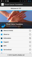 Poster Throat Cancer Foundation