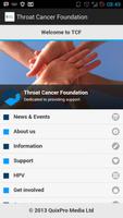 Throat Cancer Foundation 포스터