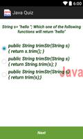 Java Quiz screenshot 2