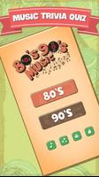 Poster 80's 90's Music Quiz Game