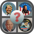 Campaign buttons USA icon