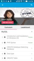 Learn MySQL capture d'écran 3