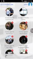 برنامه‌نما Learn US Criminal Law عکس از صفحه