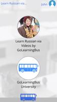 Learn Russian via Videos تصوير الشاشة 2