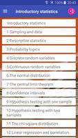 Introductory Statistics captura de pantalla 1