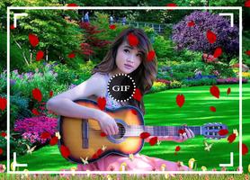 FlowerFall Gif Photo Editor 2019 Affiche