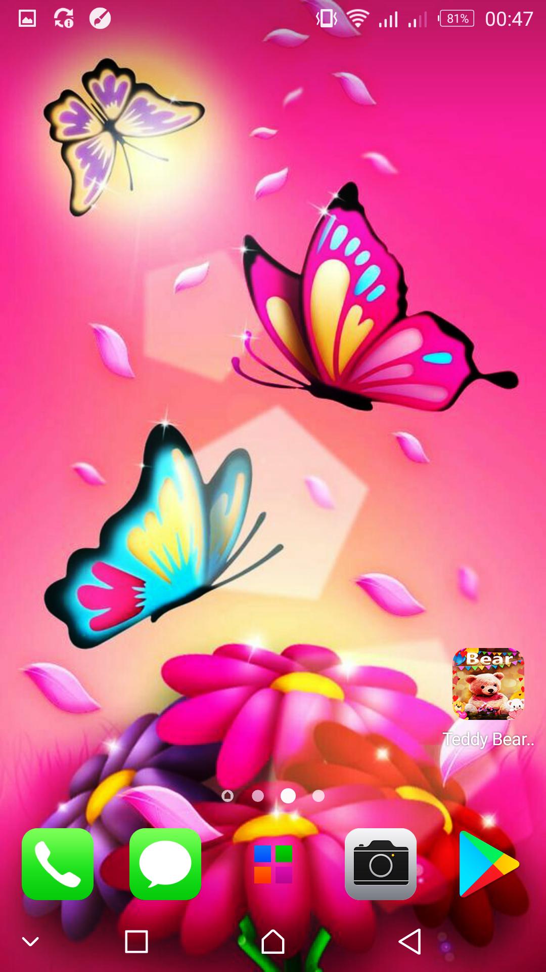 Android için Kelebek duvar kağıtları APK�yı İndir