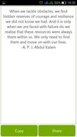 Dr. APJ Abdul Kalam Quotes capture d'écran 2