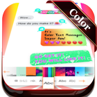 Color Text-icoon