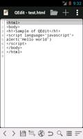 QEdit - Script Editor screenshot 1