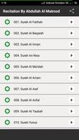 Quran by Abdullah Matrood 截图 1