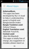 Quran in Bangla and English capture d'écran 3