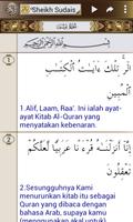 2 Schermata Quran Melayu Sudais Audio FREE