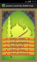 Quranic Surah by Sheikh Sudais Affiche