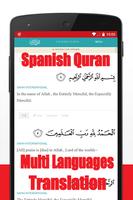 Al Quran Spainish Translation Affiche