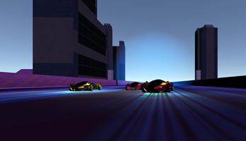 Cyber Car Racing Multiplayer captura de pantalla 1
