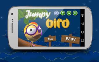 Jumpy Bird Affiche