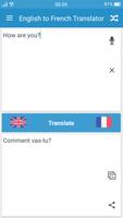 English to French Translator Affiche