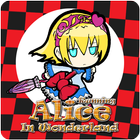 Alice running in wonderland icône