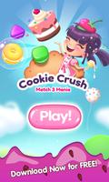 Yummy Cookies Match 3 Mania Affiche