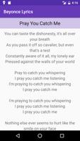 Beyonce Lyrics - All Songs capture d'écran 2