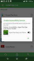 Algae Plant App Lock Theme captura de pantalla 2